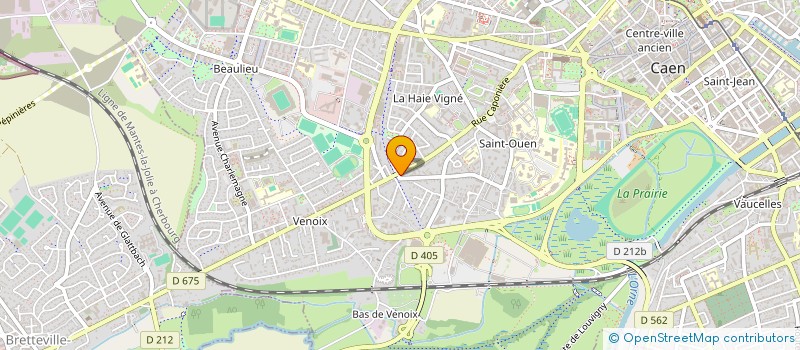 localisation de l'entreprise WATSON SA à CAEN