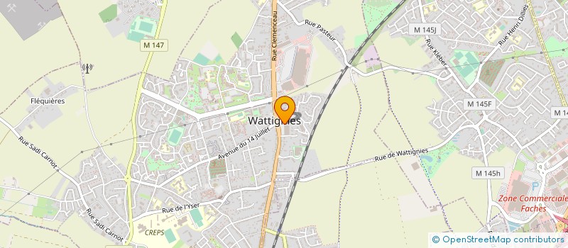 localisation de l'entreprise WATSTEP  LEZENNES