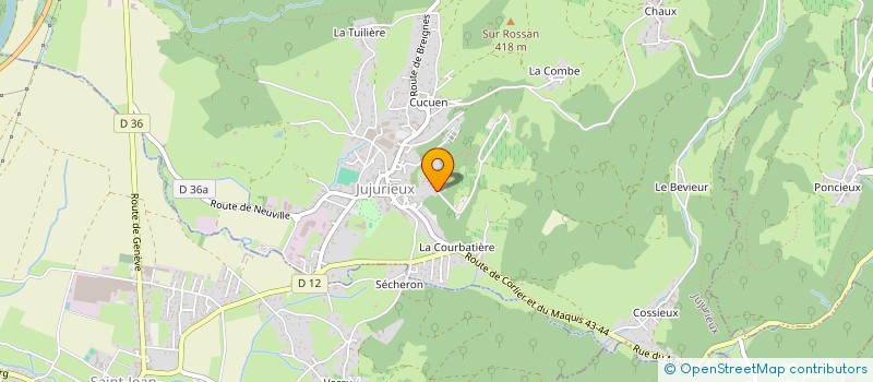 localisation de l'entreprise WATSUN 230 à JUJURIEUX