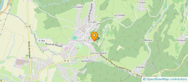 localisation de l'entreprise WATSUN 333 à JUJURIEUX