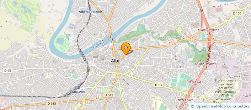 localisation de l'entreprise WATT à ALBI