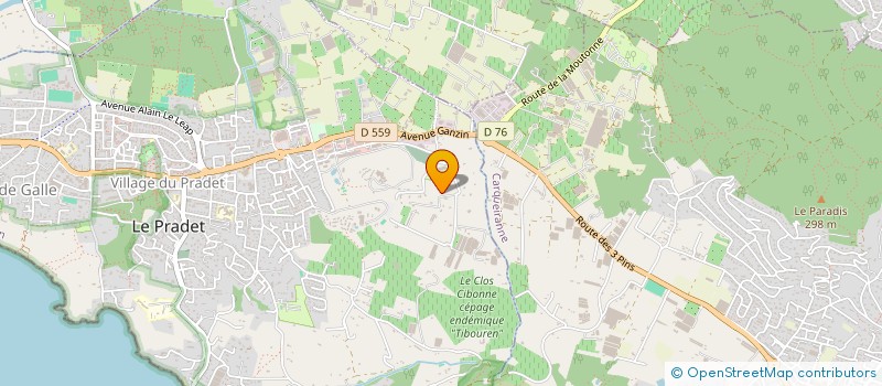 localisation de l'entreprise WATT  LE PRADET