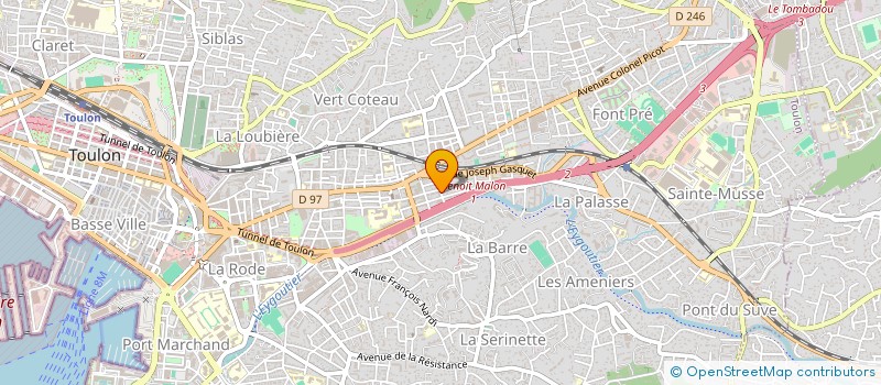 localisation de l'entreprise WATT ECO PLUS à TOULON