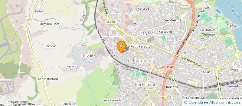 localisation de l'entreprise WATT ELSE  LORIENT