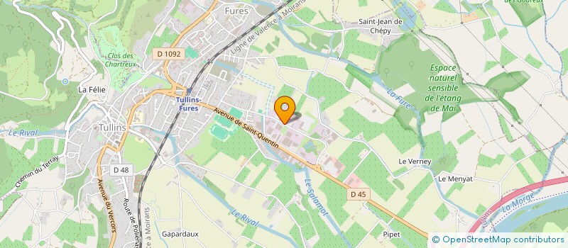 localisation de l'entreprise WATT & HOME INSTALLATIONS  TULLINS