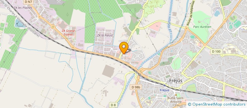 localisation de l'entreprise WATT &LIGHT à FREJUS