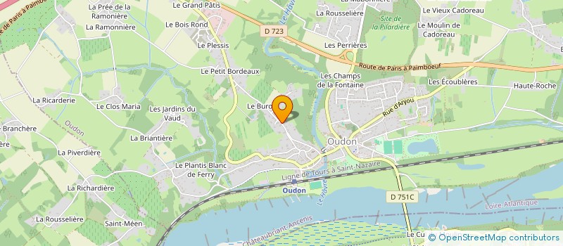 localisation de l'entreprise WATT'S UP BEATS  OUDON