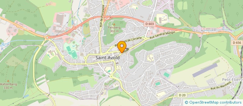 localisation de l'entreprise WATT'SON  SAINT-AVOLD