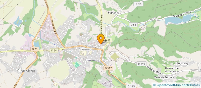 localisation de l'entreprise WATTACOUSTICK  CREMIEU