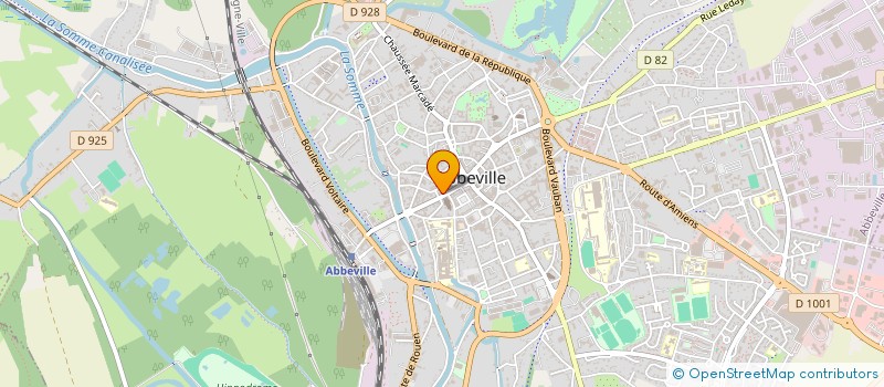 localisation de l'entreprise WATTERLOT BORDA à ABBEVILLE