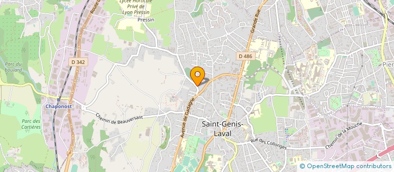 localisation de l'entreprise WATTEXPERT à SAINT-GENIS-LAVAL