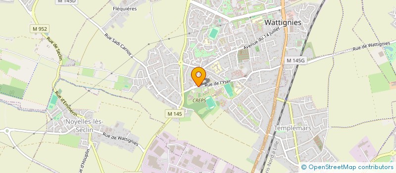 localisation de l'entreprise WATTIGNIES  WATTIGNIES