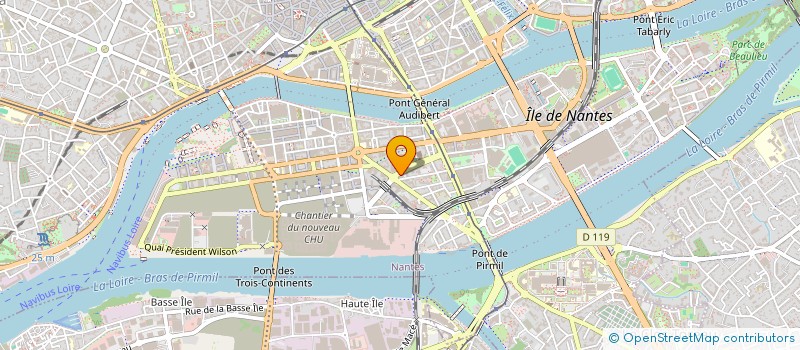 localisation de l'entreprise WATTS à NANTES