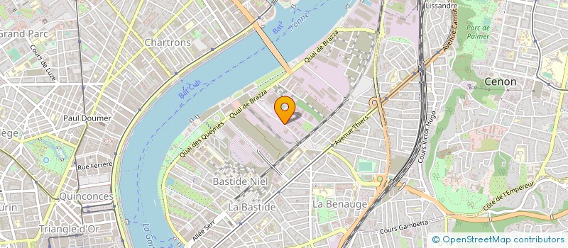 localisation de l'entreprise WATTSON à BORDEAUX
