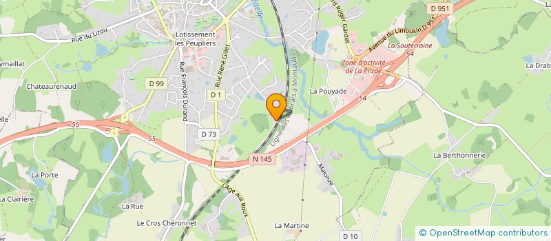 localisation de l'entreprise WATUSI  LA SOUTERRAINE