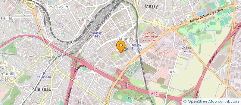 localisation de l'entreprise WATWEST à MASSY