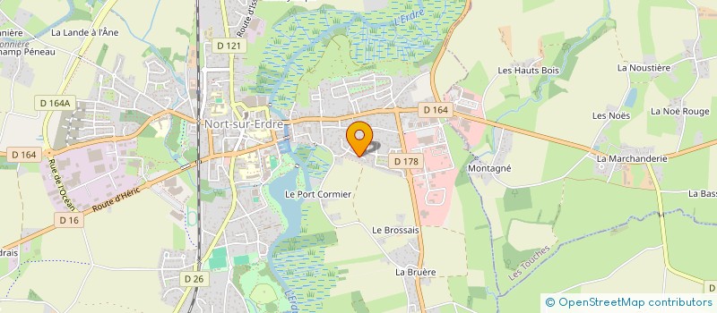 localisation de l'entreprise WAULIA  NORT-SUR-ERDRE
