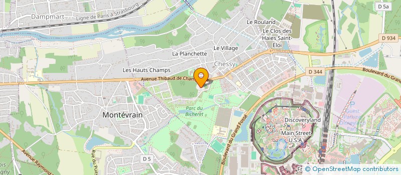 localisation de l'entreprise WAUTERS MARECHAL  CHESSY