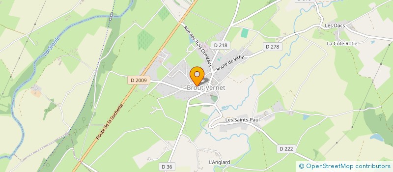 localisation de l'entreprise WAUTHIER CUBIZOLLE à BROUT-VERNET