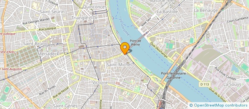 localisation de l'entreprise WAV PROD  BORDEAUX