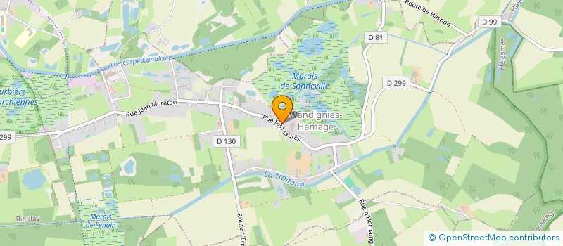 localisation de l'entreprise WAVE  WANDIGNIES-HAMAGE