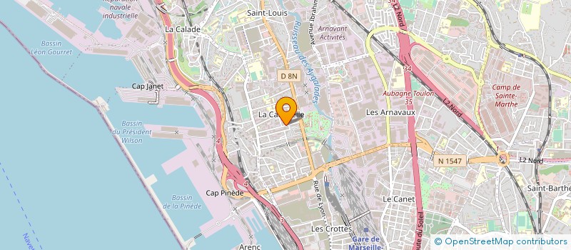 localisation de l'entreprise WAVE à MARSEILLE
