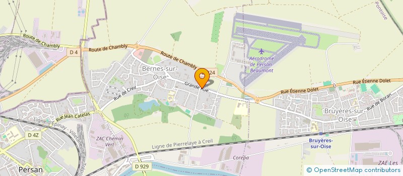 localisation de l'entreprise WAVE COMPUTERS FRANCE  BERNES-SUR-OISE