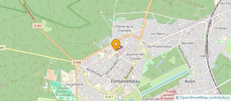 localisation de l'entreprise WAVE ETUDIANTE  FONTAINEBLEAU