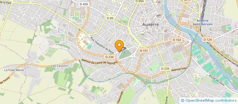 localisation de l'entreprise WAVE FUTUR à AUXERRE