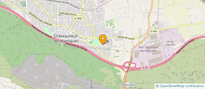 localisation de l'entreprise WAVE IDEA à CHATEAUNEUF-LES-MARTIGUES