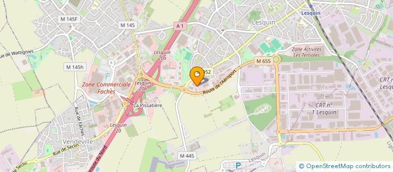 localisation de l'entreprise WAVE INVEST à LESQUIN