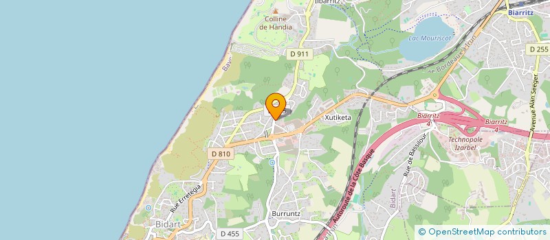 localisation de l'entreprise WAVE MECHRI à BIDART