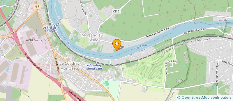 localisation de l'entreprise WAVE ON à MORSANG-SUR-SEINE
