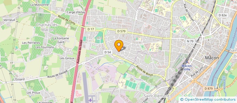 localisation de l'entreprise WAVE PRODUCTION à CHARNAY-LES-MACON