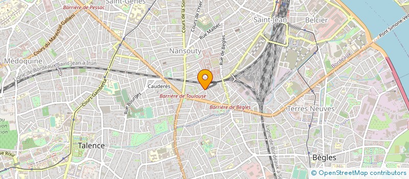 localisation de l'entreprise WAVECLOUD à BORDEAUX