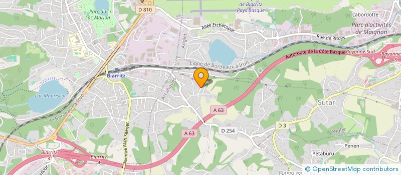 localisation de l'entreprise WAVEDOCTORS  ARCANGUES