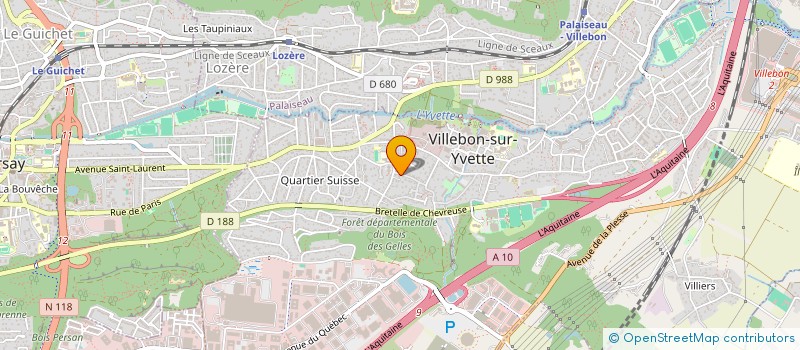 localisation de l'entreprise WAVEKOM à VILLEBON-SUR-YVETTE