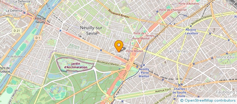 localisation de l'entreprise WAVES à NEUILLY-SUR-SEINE