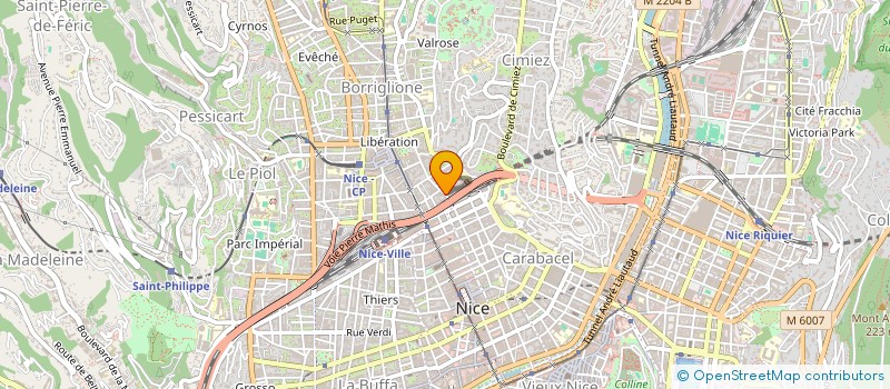 localisation de l'entreprise WAVES à NICE