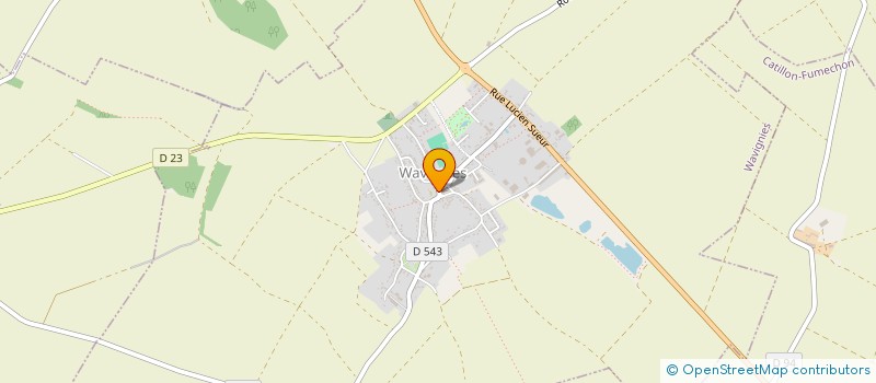 localisation de l'entreprise WAVIGNIES EUROPE ECHANGES  WAVIGNIES