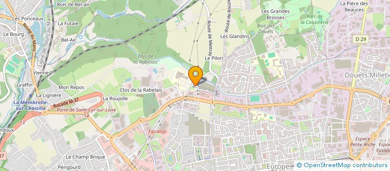 localisation de l'entreprise WAVIN à SAINT-CYR-SUR-LOIRE