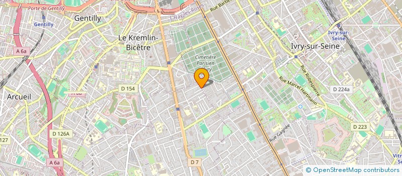 localisation de l'entreprise WAVOLUTION à VILLEJUIF