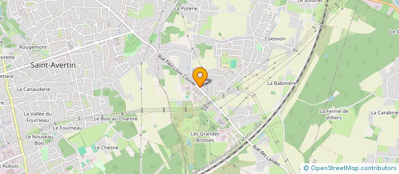 localisation de l'entreprise WAVY EXPRESSION POLE STUDIO  SAINT-AVERTIN