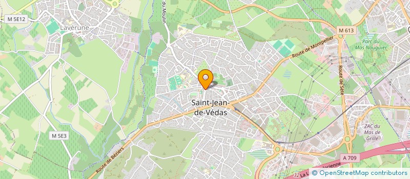 localisation de l'entreprise WAWRZYNIAK ET FRAISSE à SAINT-JEAN-DE-VEDAS