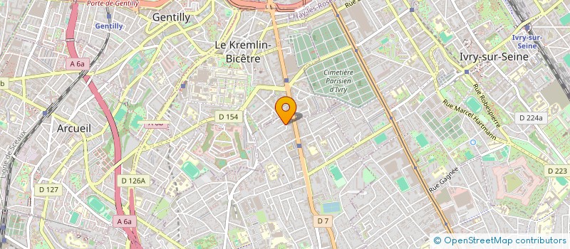 localisation de l'entreprise WAX à VILLEJUIF