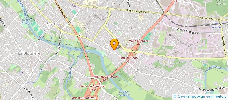 localisation de l'entreprise WAX à VERTOU
