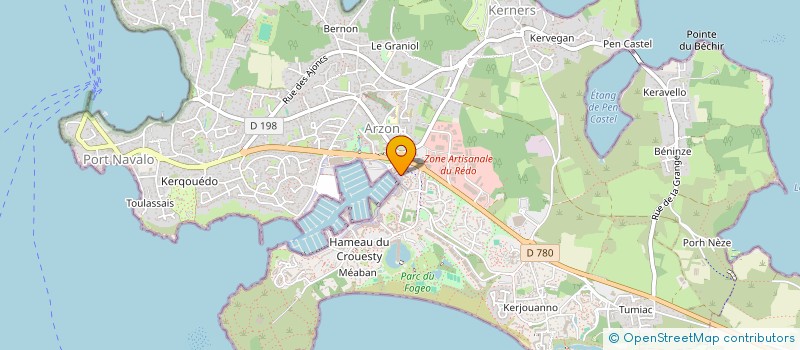 localisation de l'entreprise WAX  ARZON