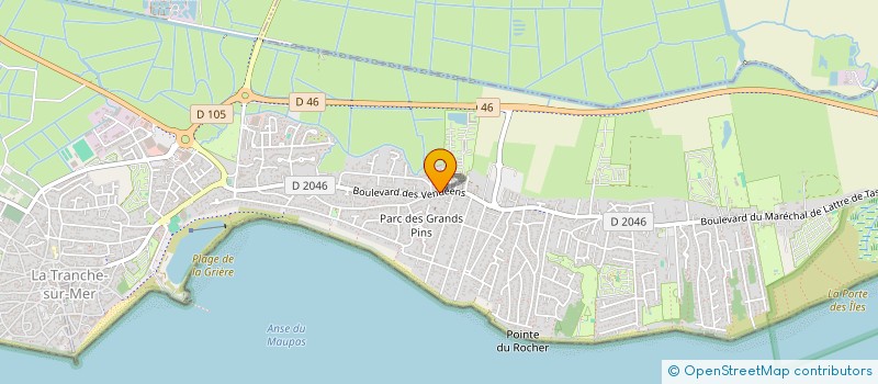 localisation de l'entreprise WAY 2 à LA TRANCHE-SUR-MER