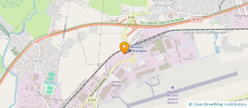 localisation de l'entreprise WAY à MONTOIR-DE-BRETAGNE