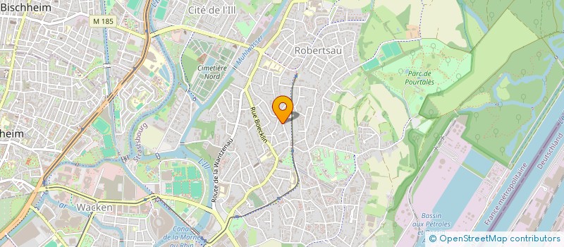 localisation de l'entreprise WAY BATIMENT à STRASBOURG